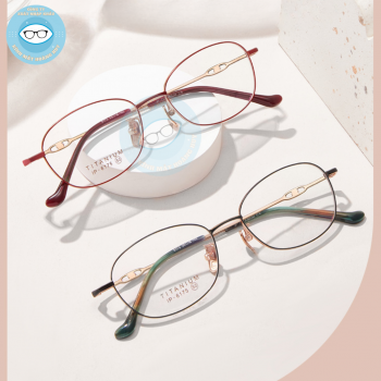 Gọng kính kim loại mã 6175